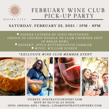 02/22 Wine Club Pick Up Party